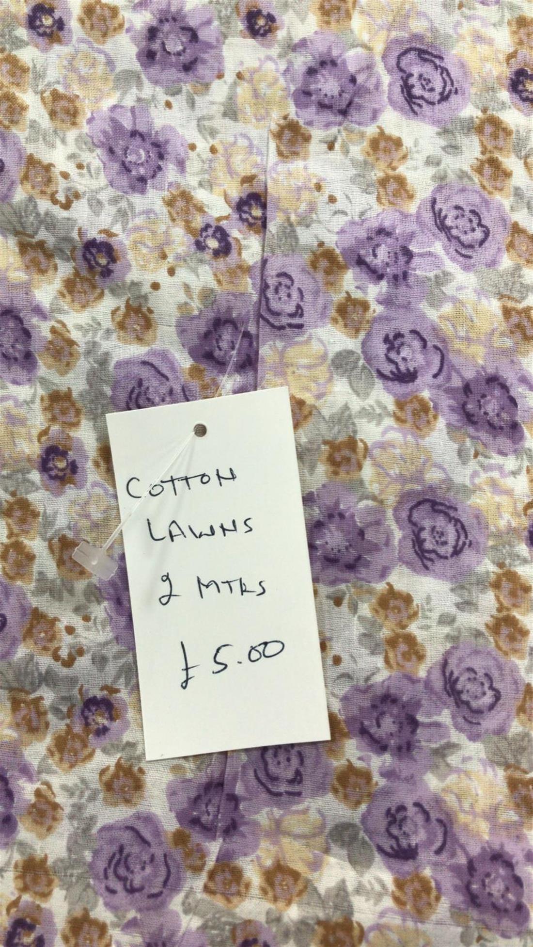 Multicolour Printed Cotton Lawn