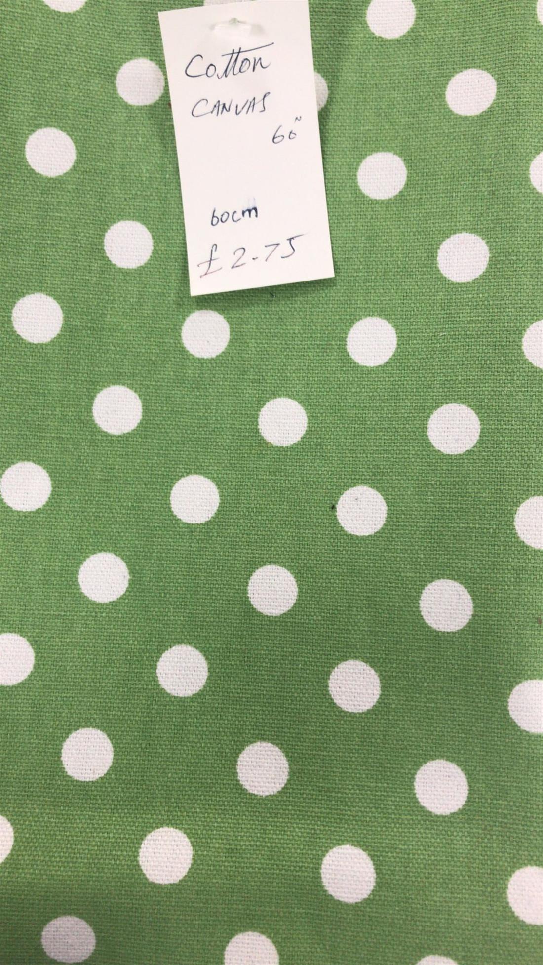 Multicolour Colour Cotton Canvas 60"