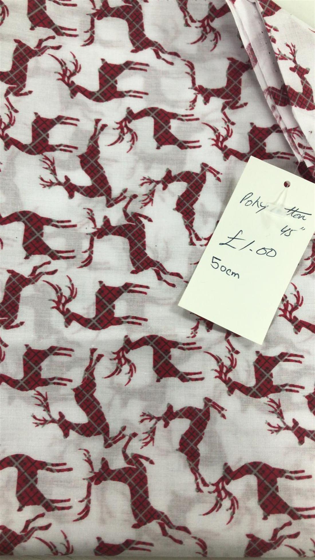 Multicolour Colour Poly Cotton 45"