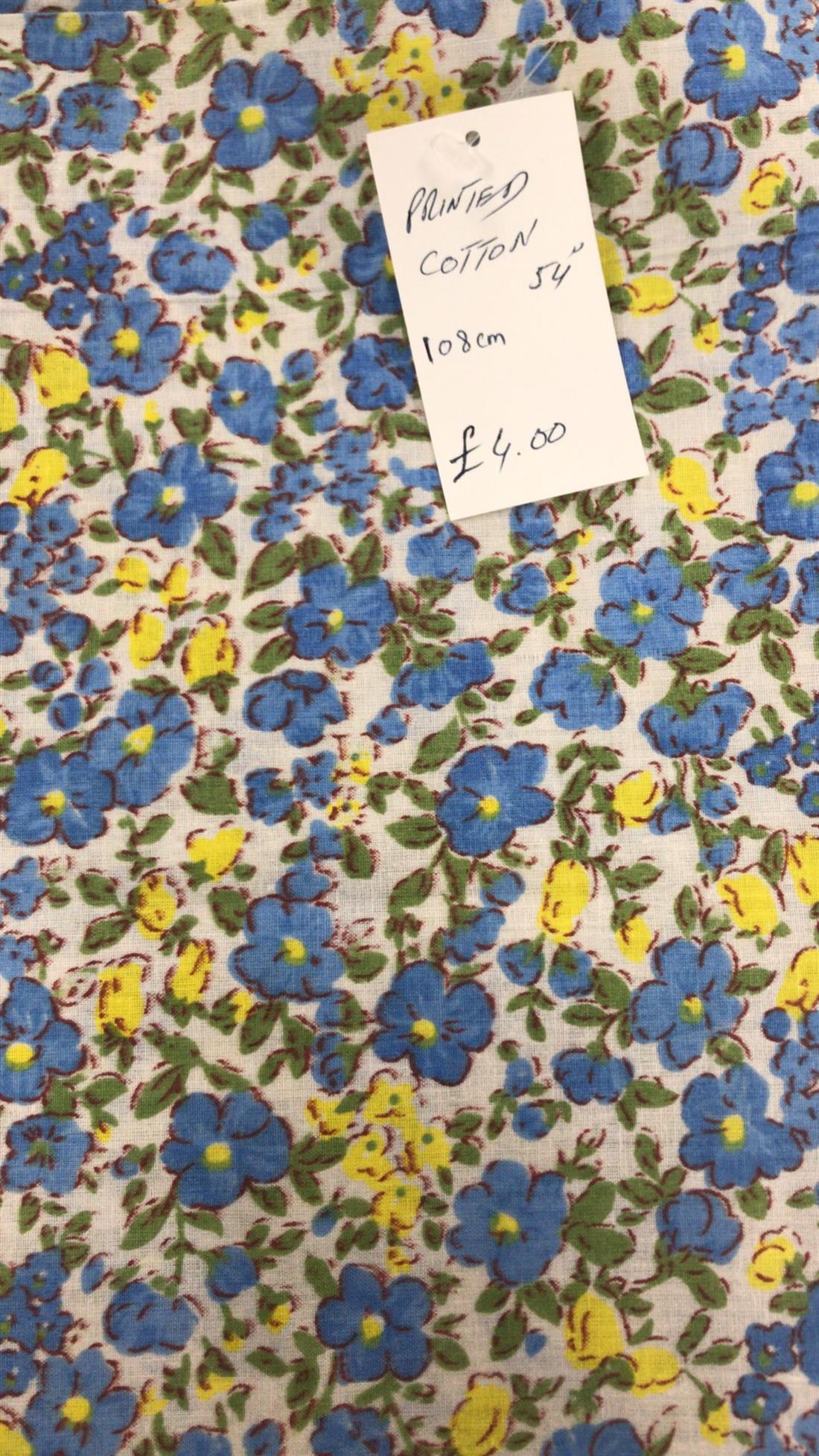 Multicolour Colour Printed Cotton 54"