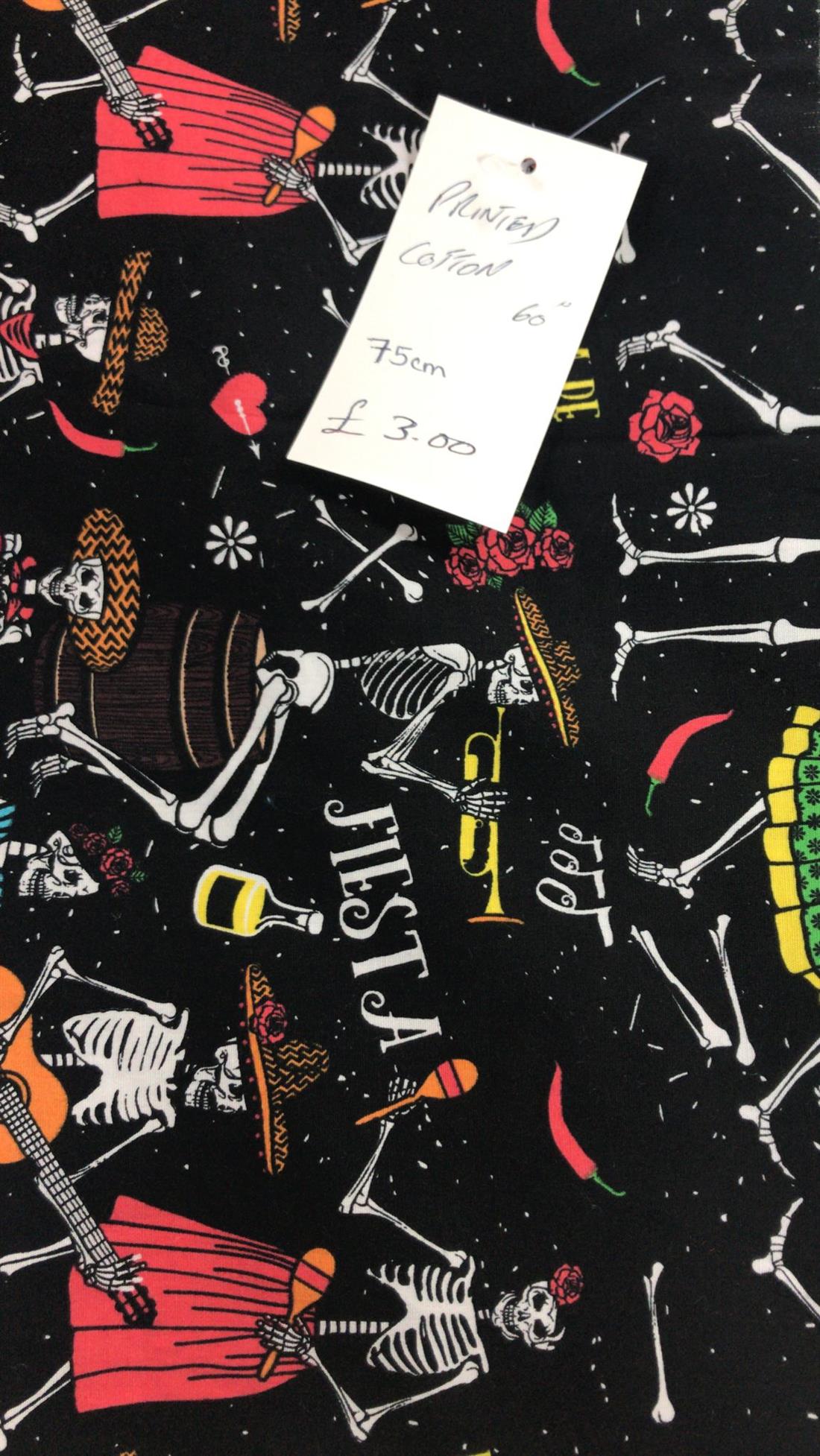 Multicolour Colour Printed Cotton 60"