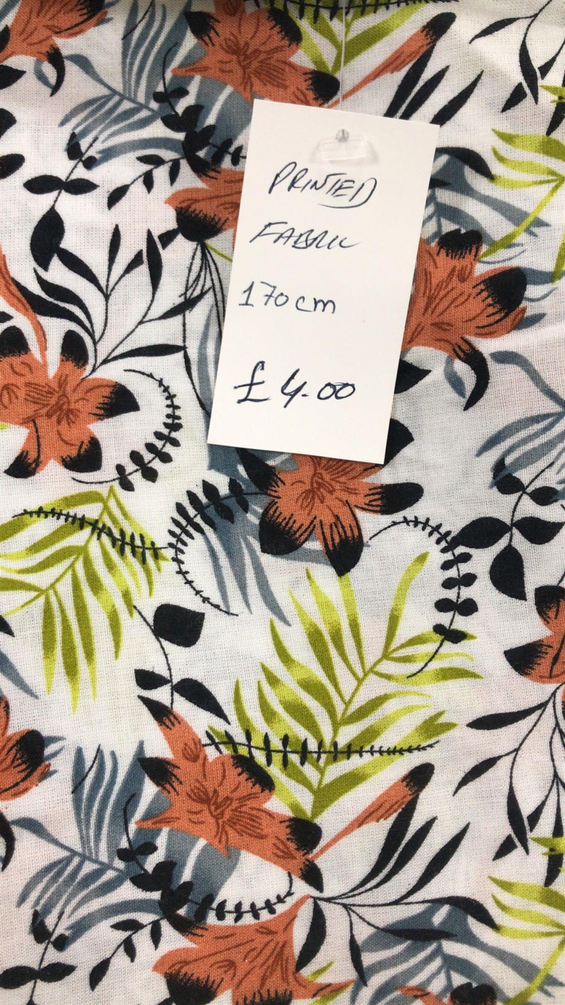 Multicolour Colour Printed Fabric