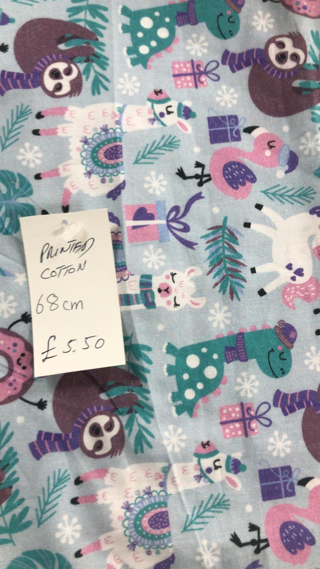 Multicolour Colour Printed Cotton