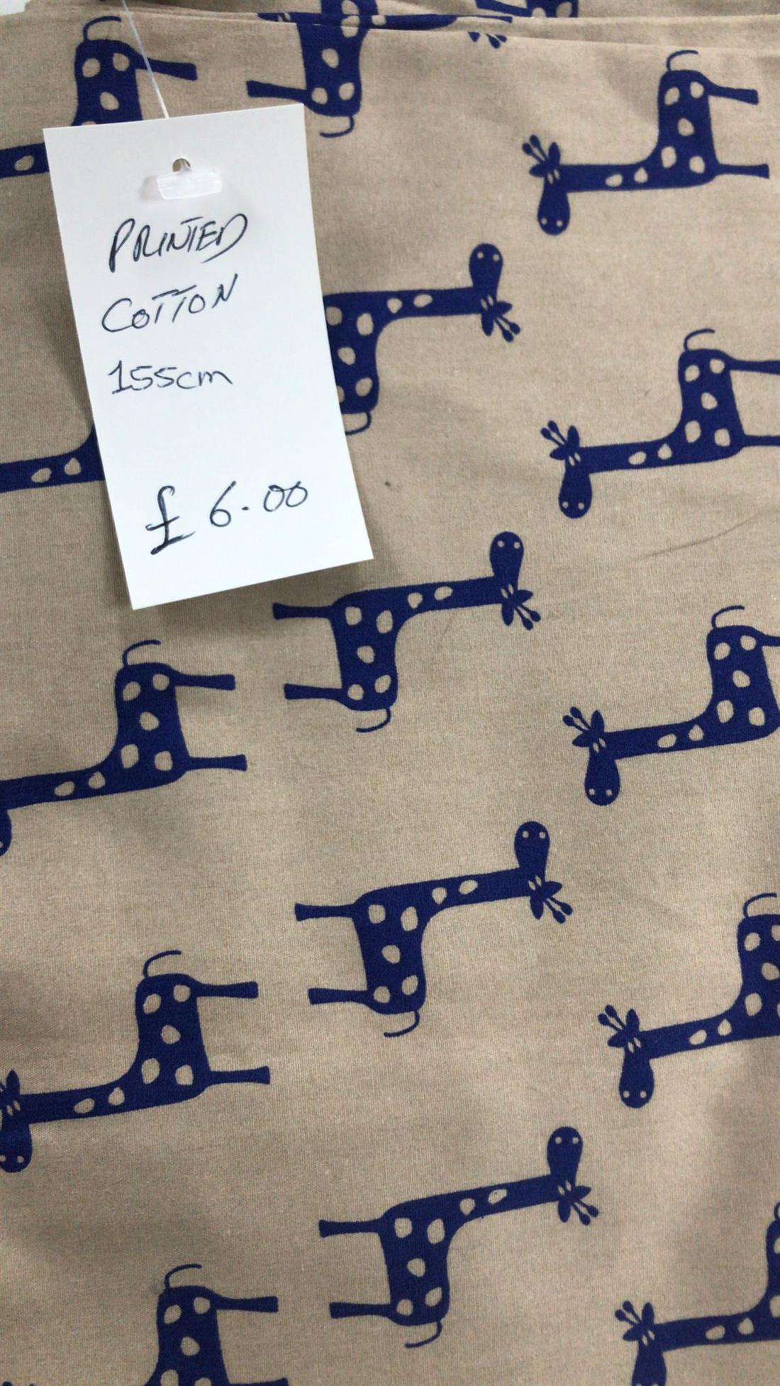Multicolour Colour Printed Cotton