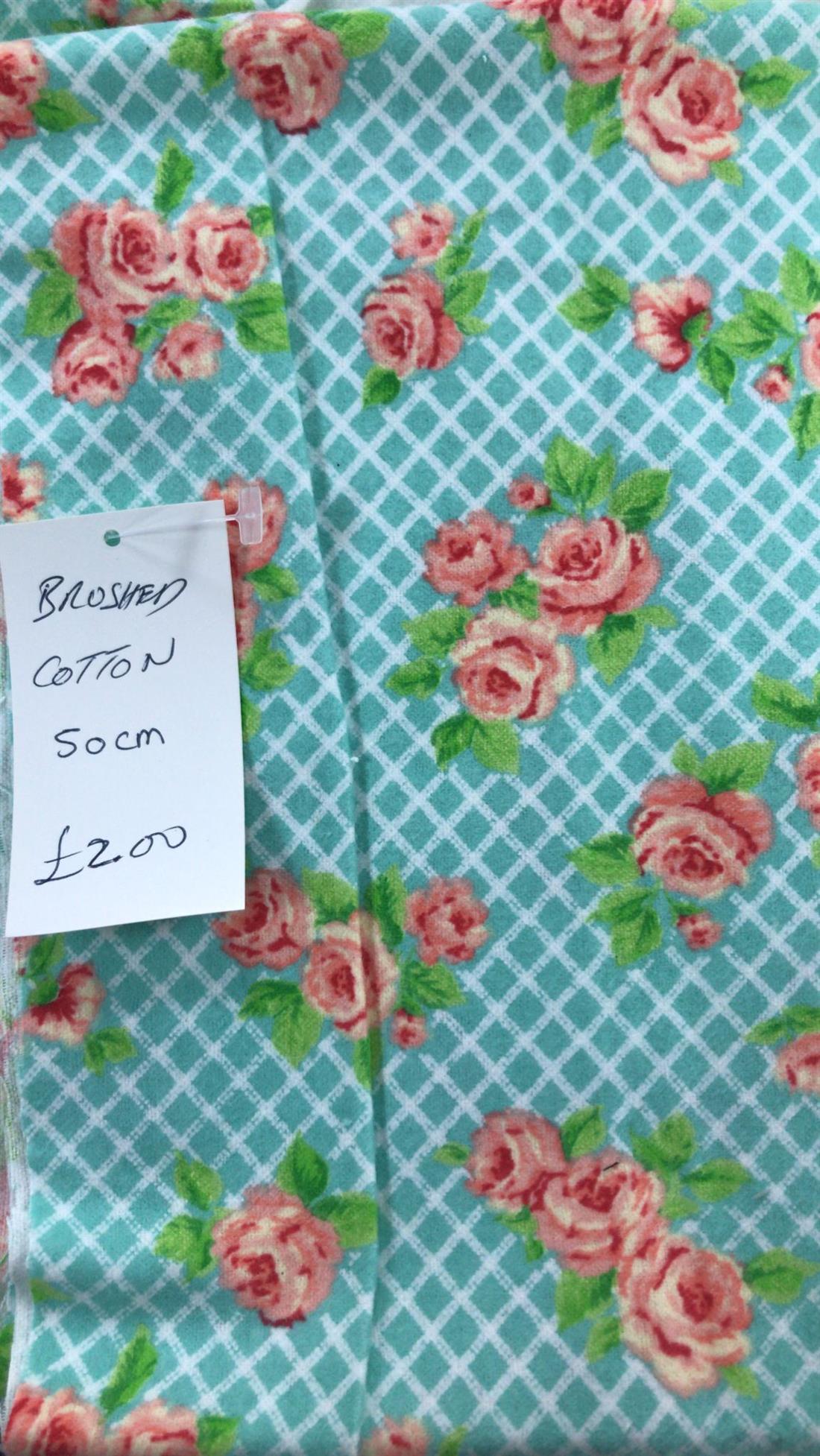 Multicolour Colour Brushed Cotton