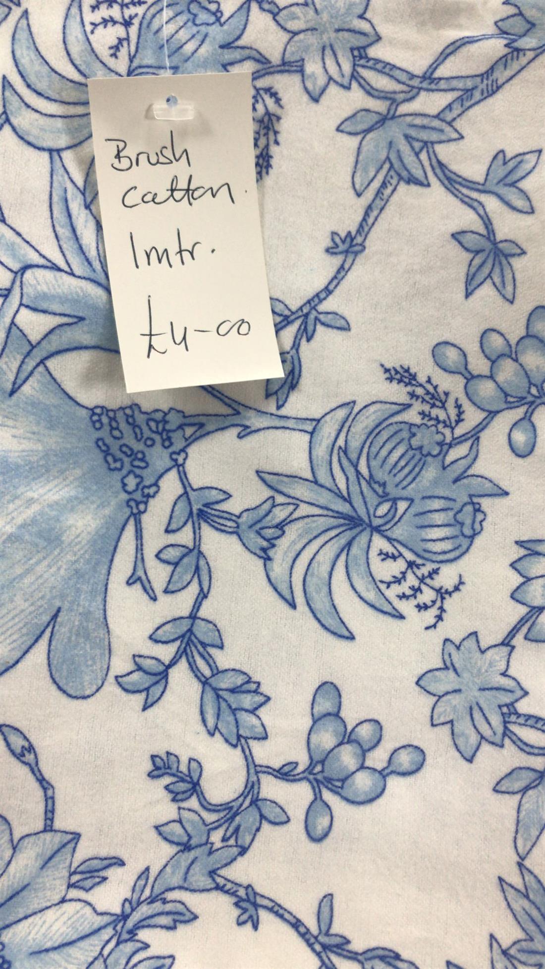 Multicolour Colour Brushed Cotton