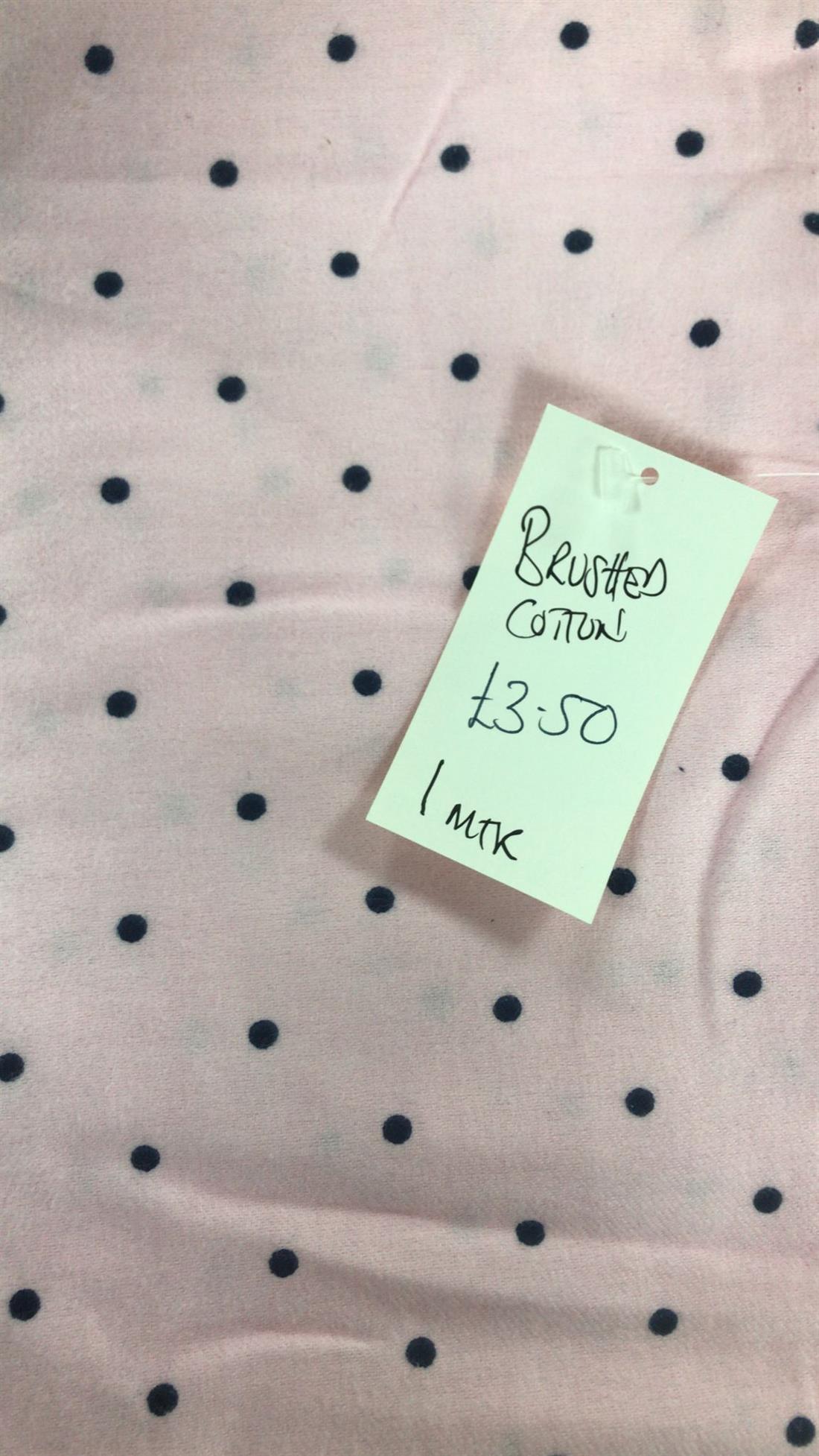 Multicolour Colour Brushed Cotton
