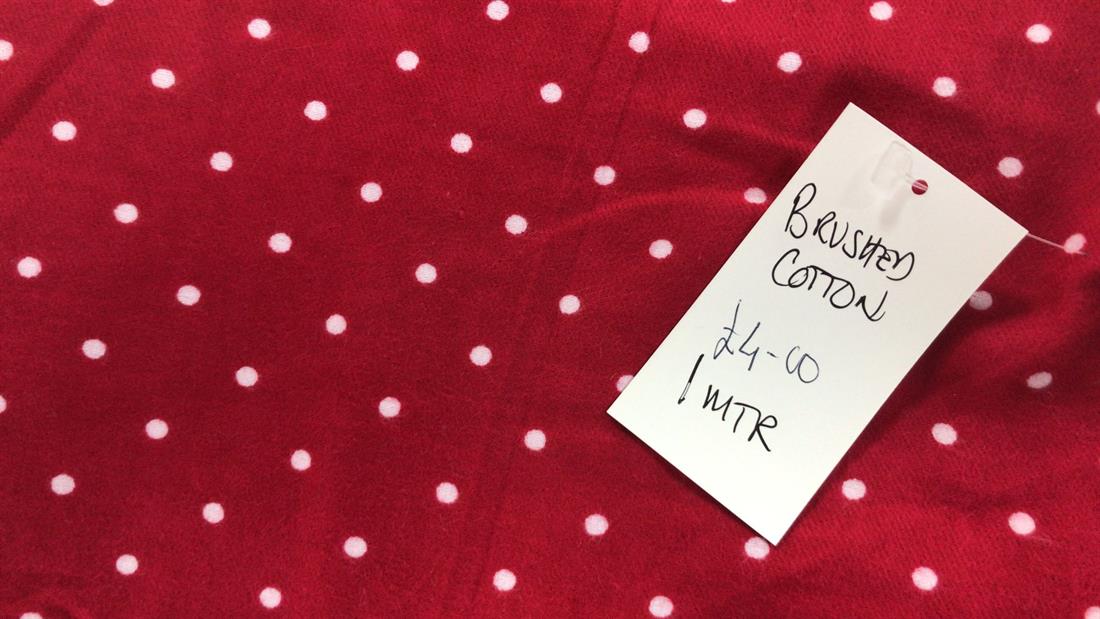 Multicolour Colour Brushed Cotton