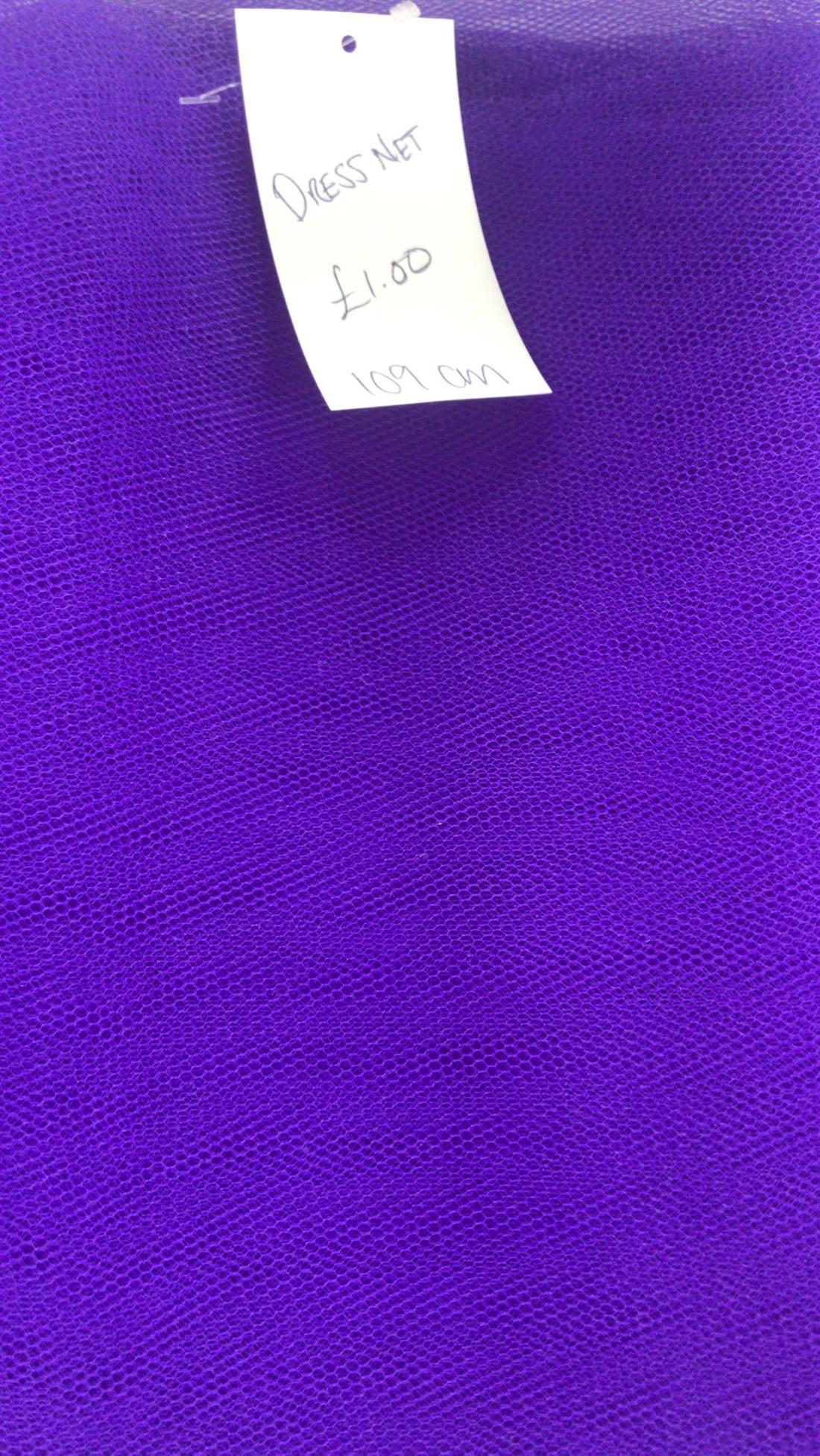 Multicolour Colour Dress Net