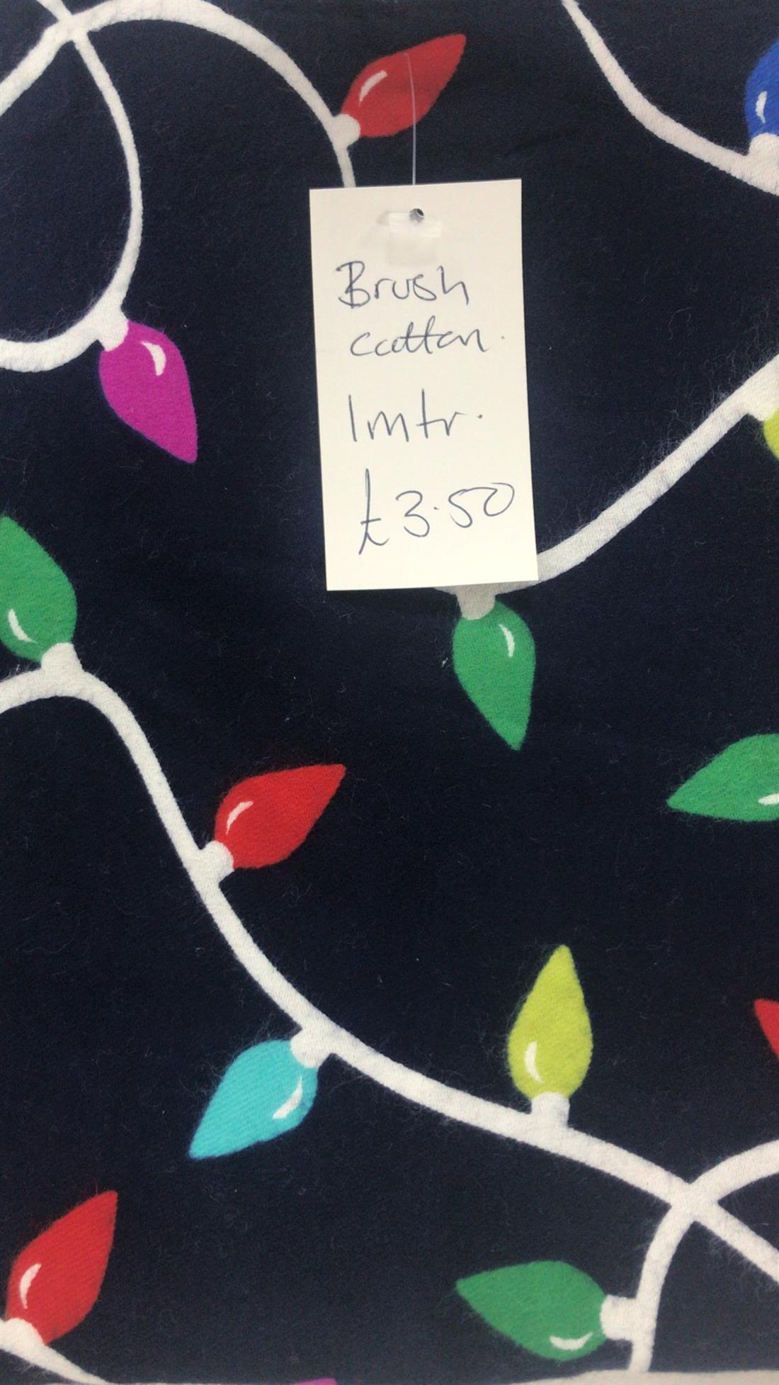 Multicolour Colour Brushed Cotton
