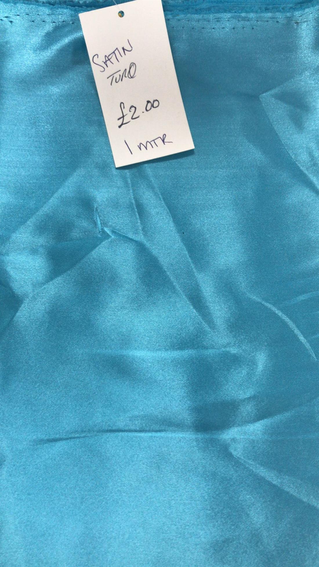 Multicolour Colour Satin Turquoise