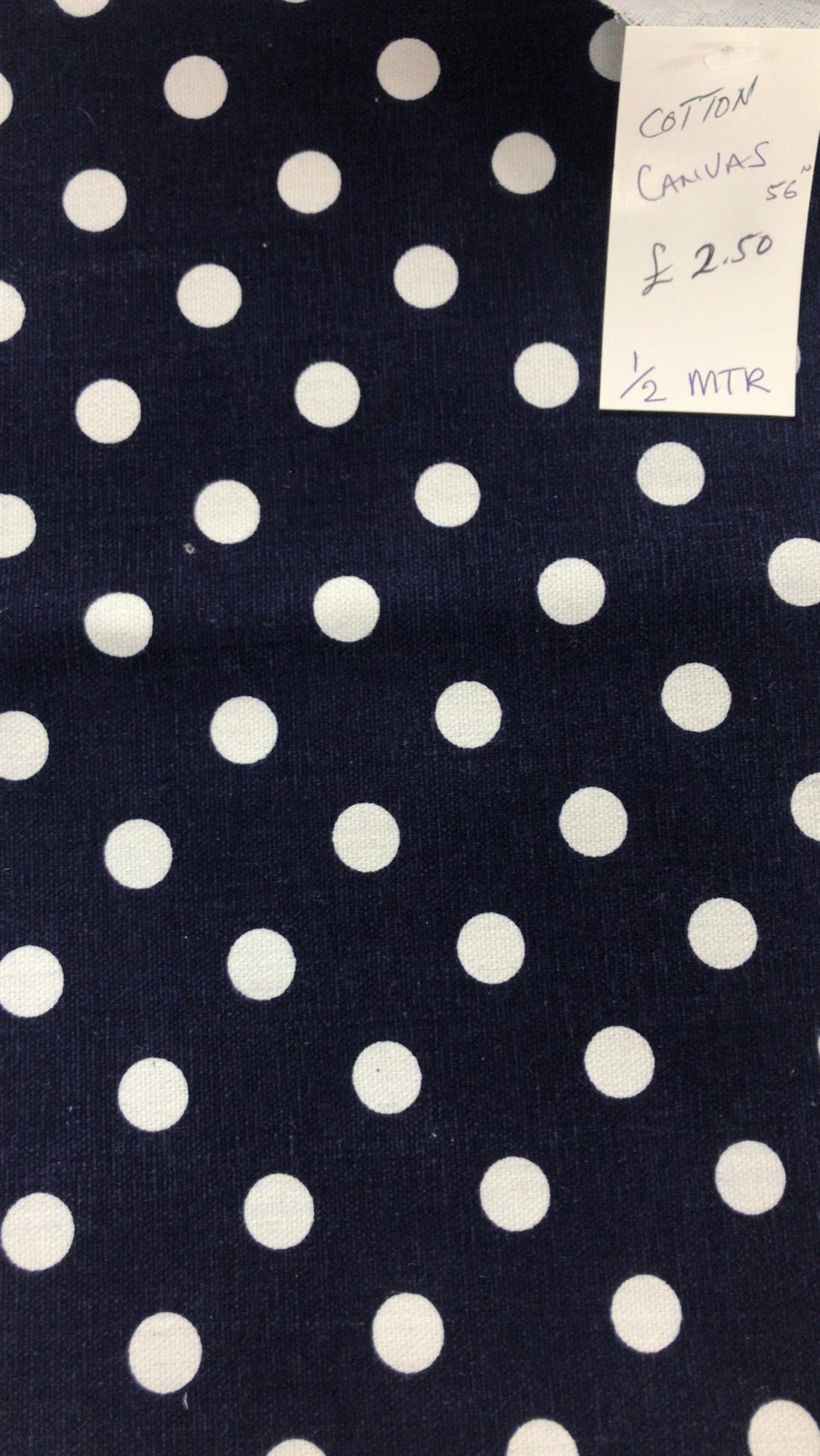 Multicolour Colour Cotton Canvas 56"