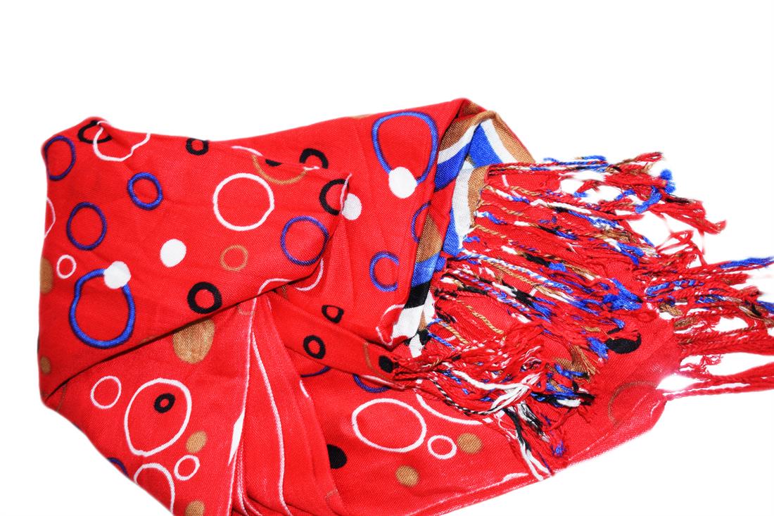 Red Shawls and Scarves