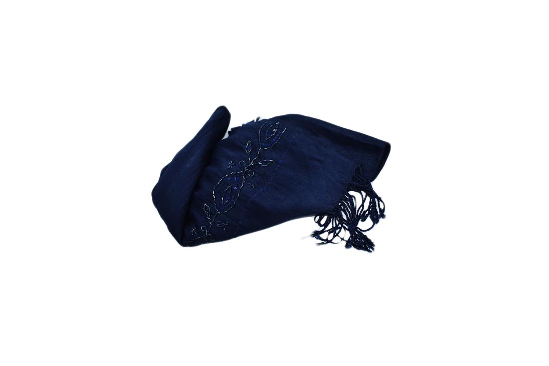 Navy Shawls and Scarves