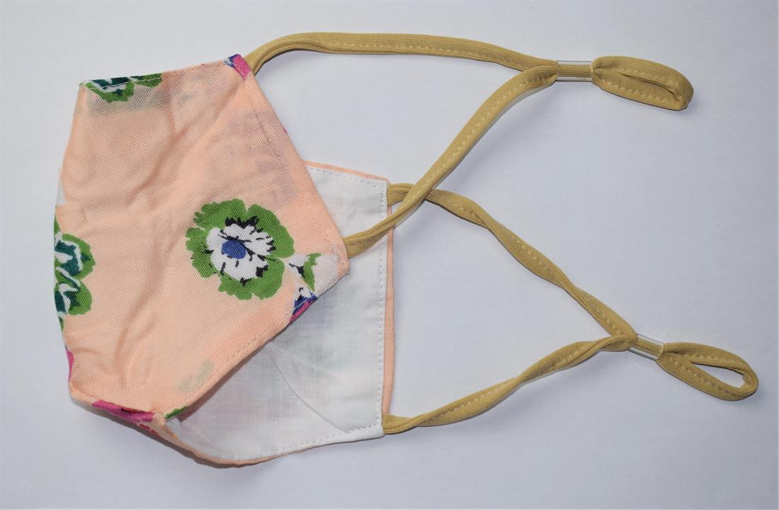 100% Cotton Facemask with Adjustable Straps