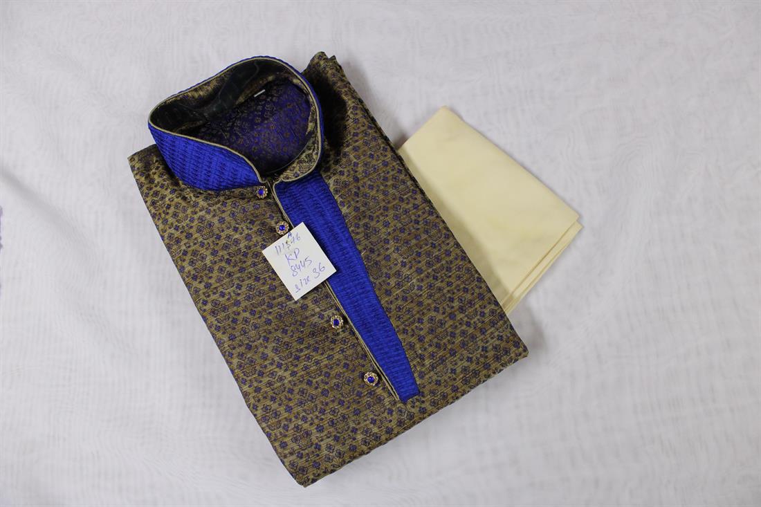 Blue & Gold Mens Outfit