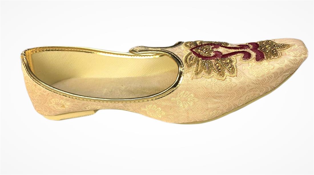 Gold Embroidered Khusa