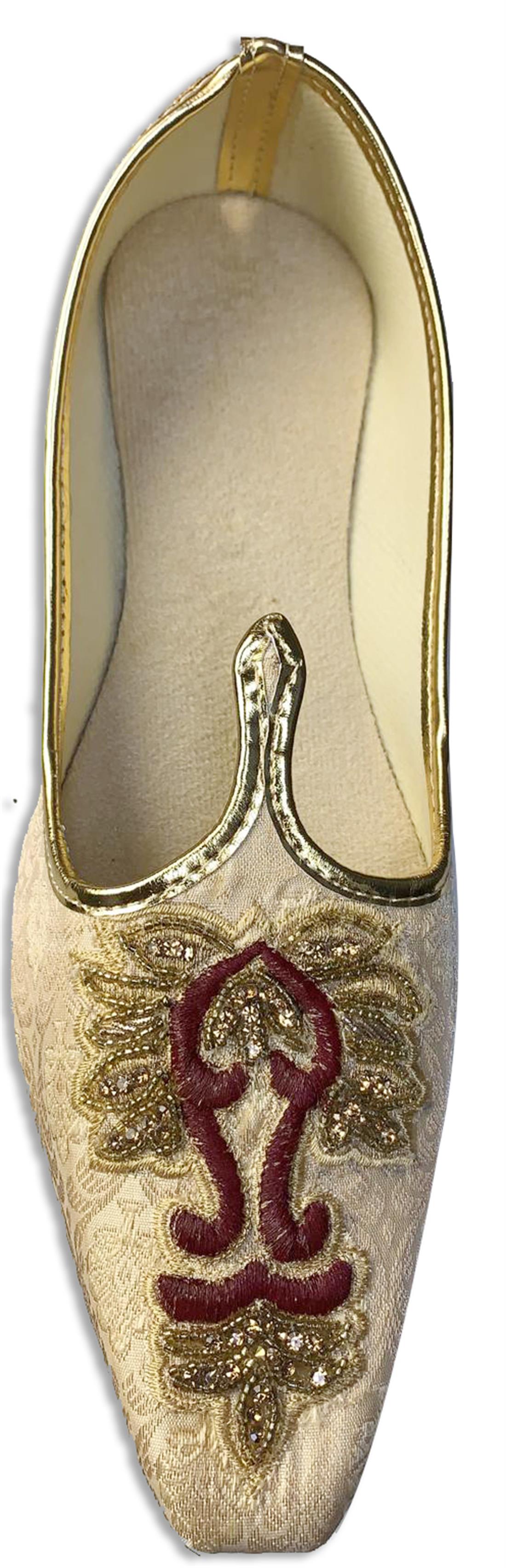 Gold Embroidered Khusa