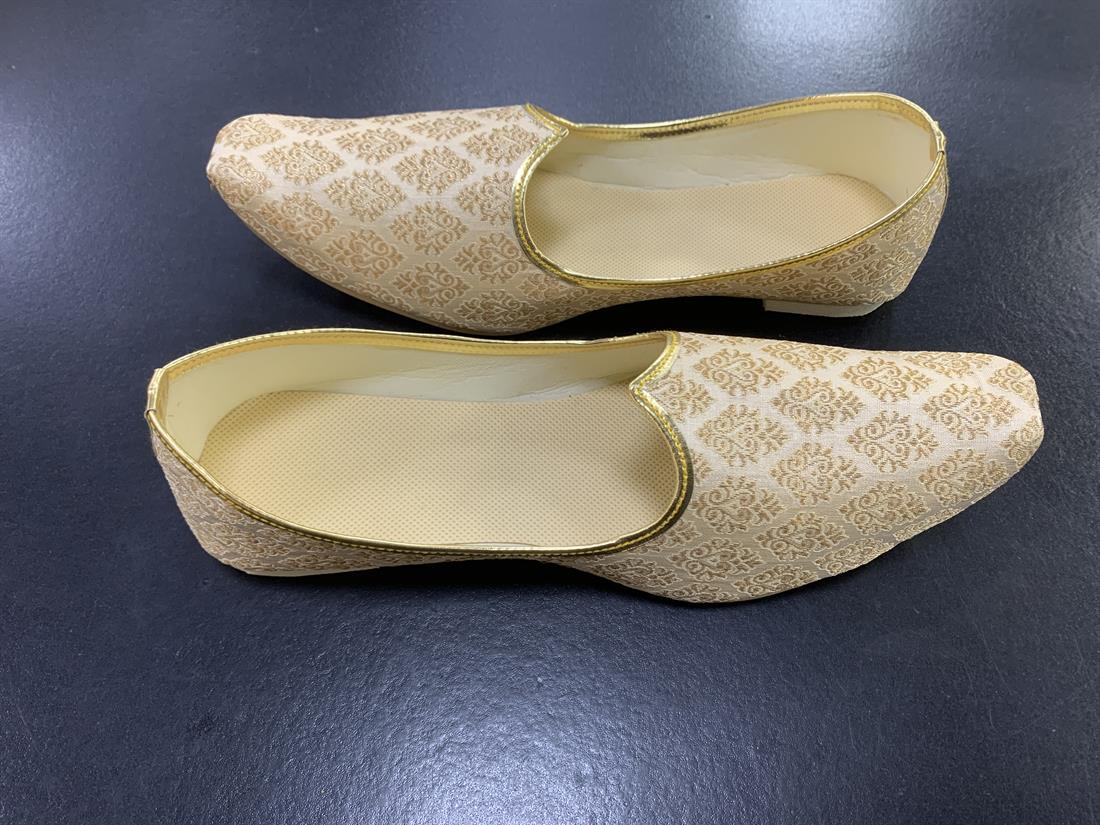 Gold Mens Brocade Khusa
