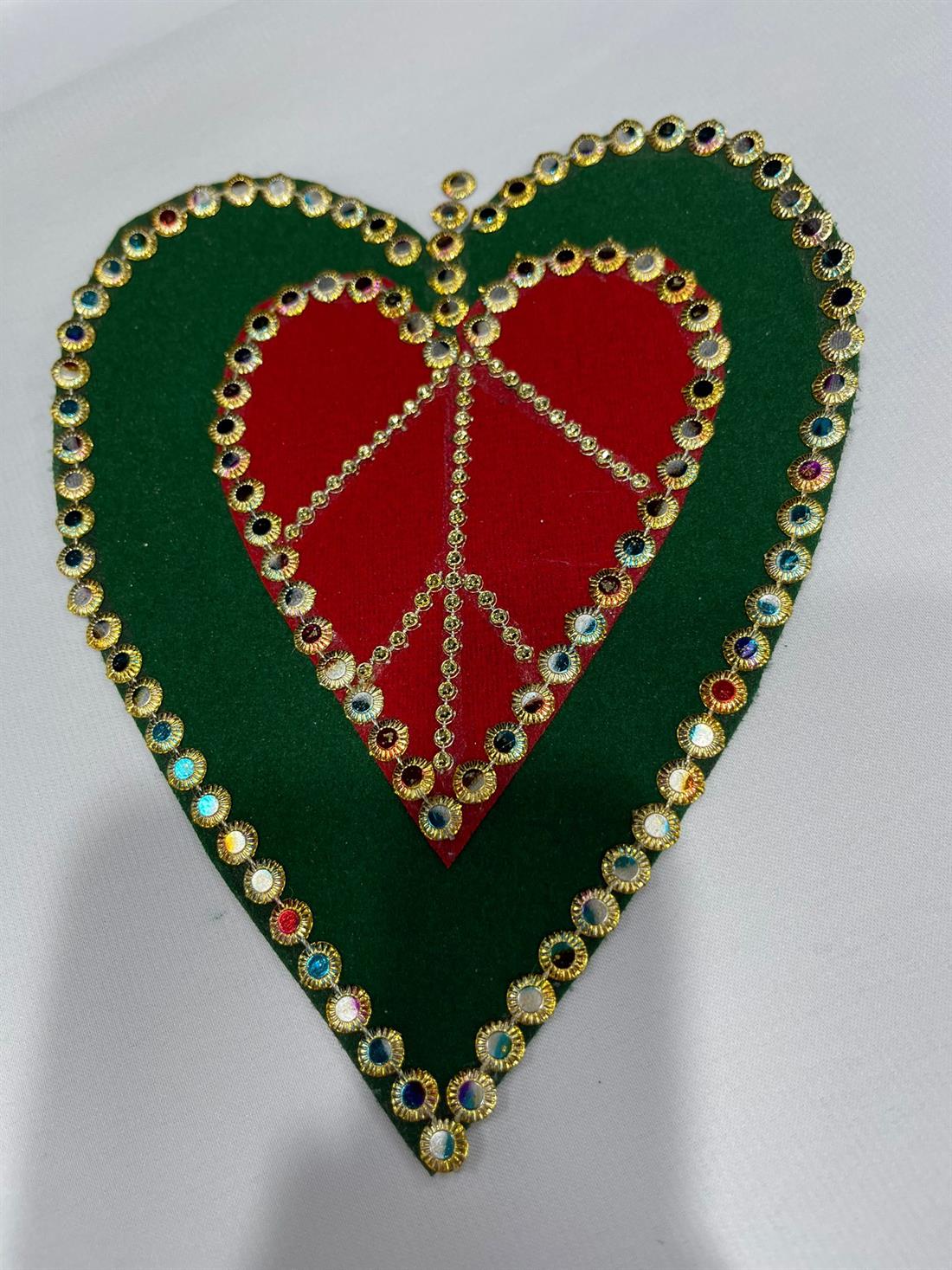 Green & Multicolour Mehndi Leaf