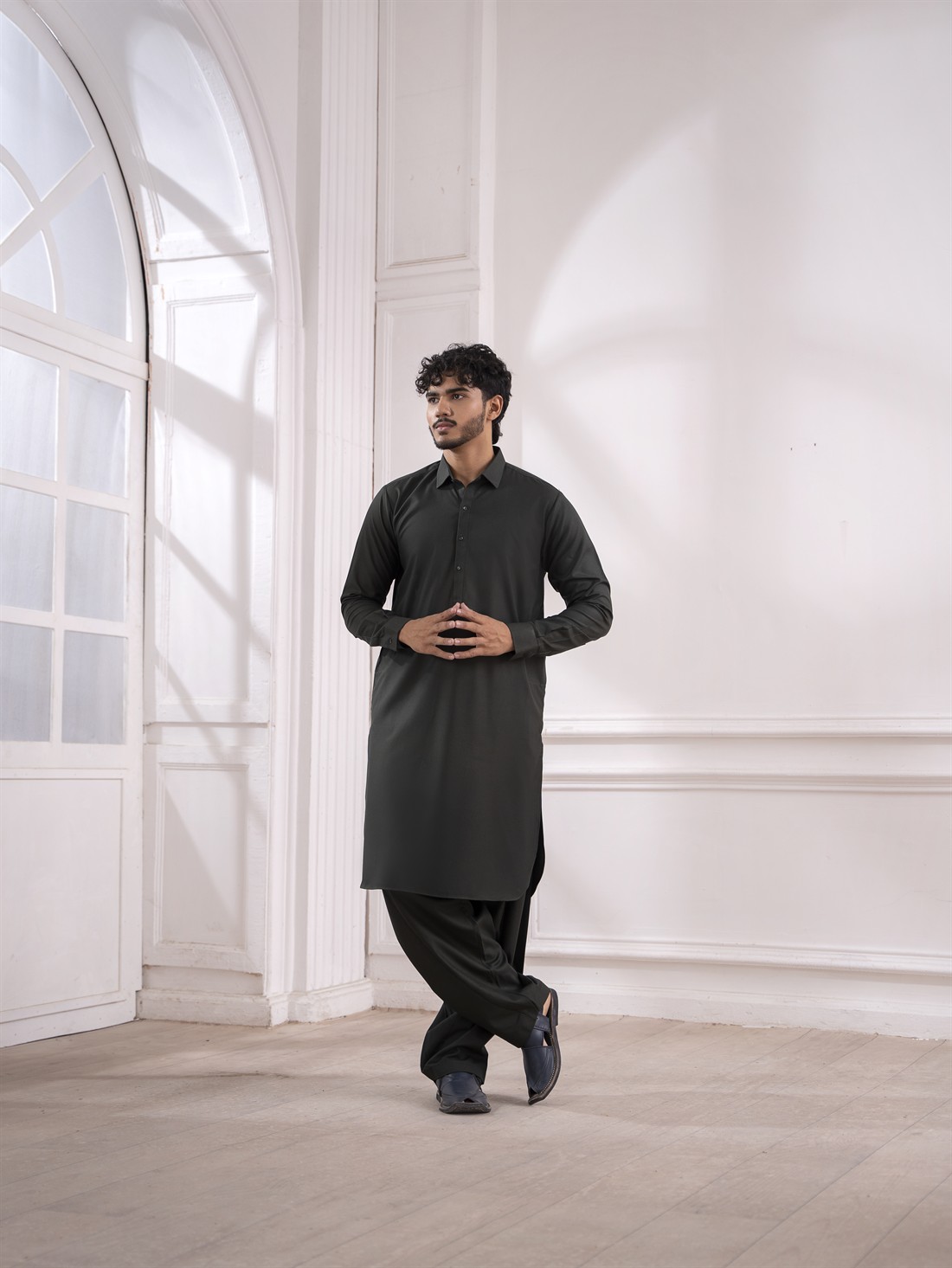 Straight Cut Pathani Men's Salwar kameez