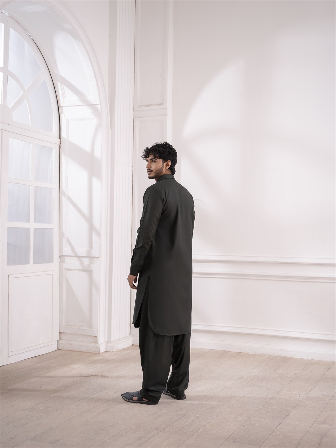 Straight Cut Pathani Men's Salwar kameez