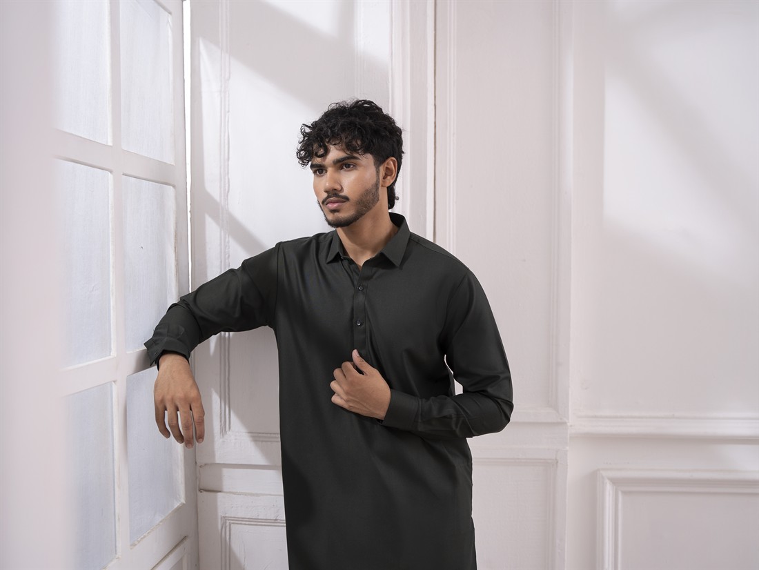 Straight Cut Pathani Men's Salwar kameez