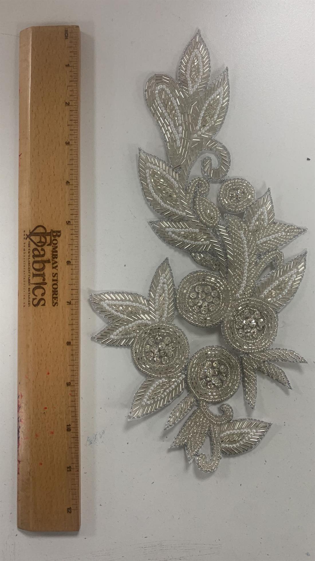 Silver Emb Motif