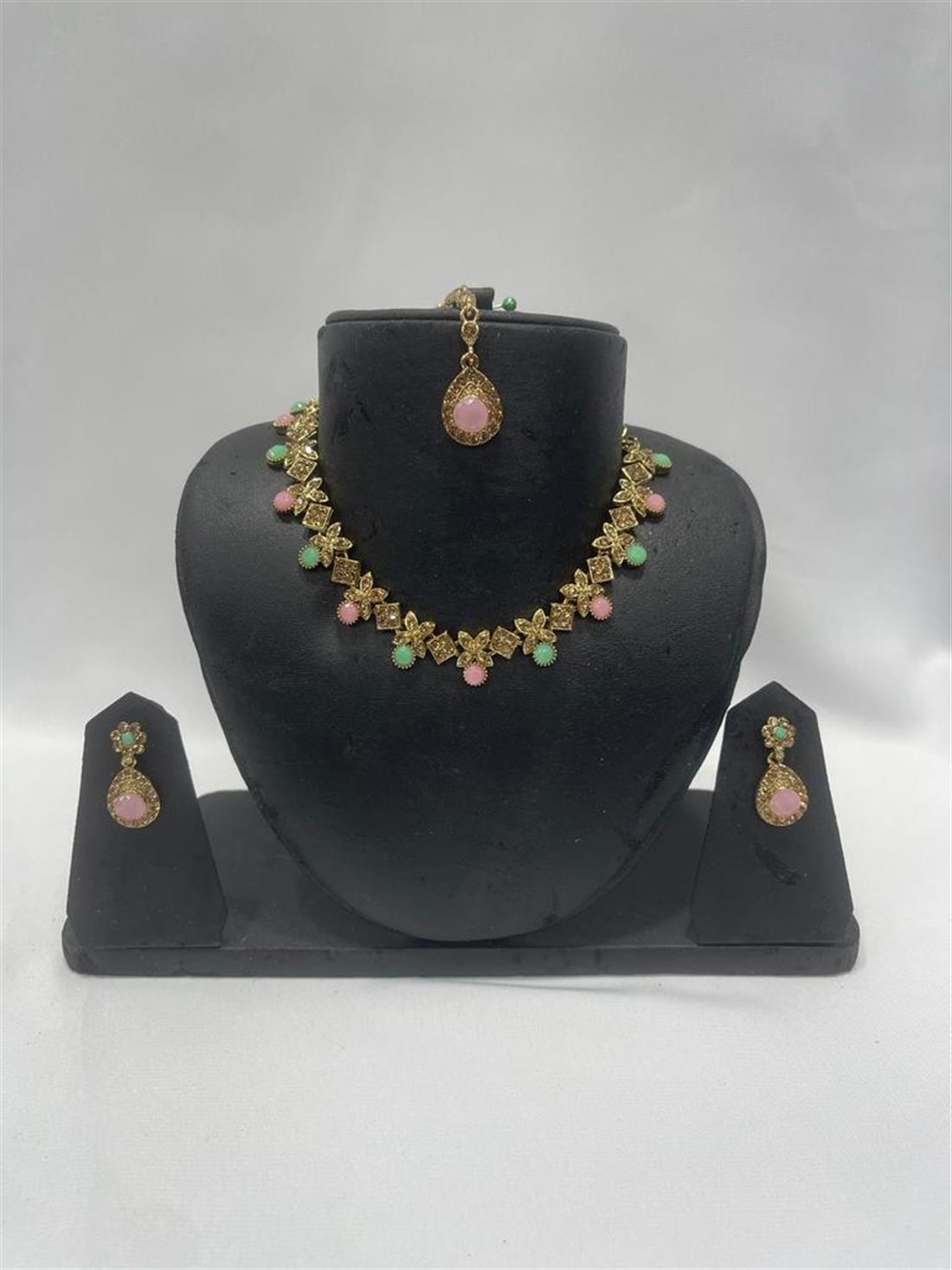 Gold & Multicolour Necklace Sets