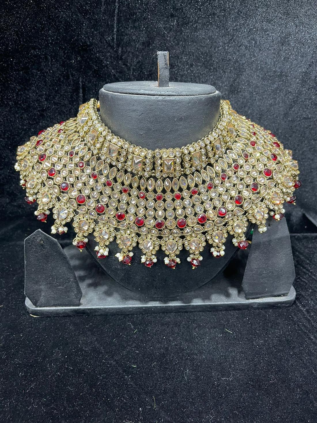 Maroon Necklace Sets