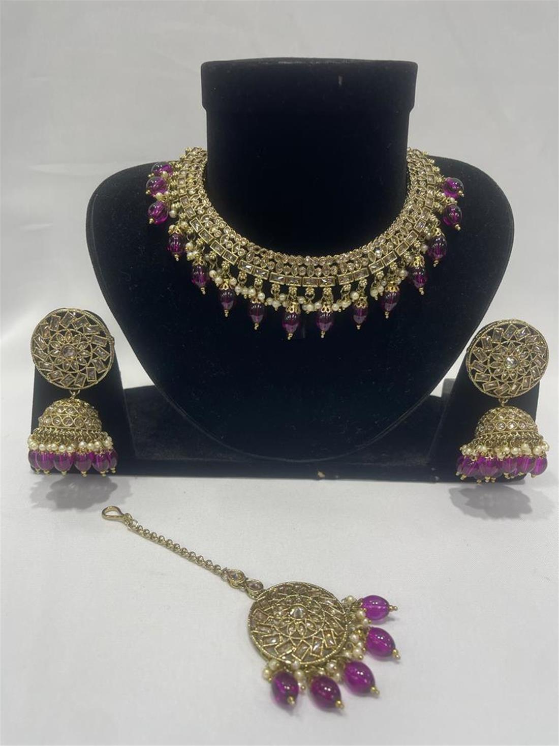 Purple Necklace Sets