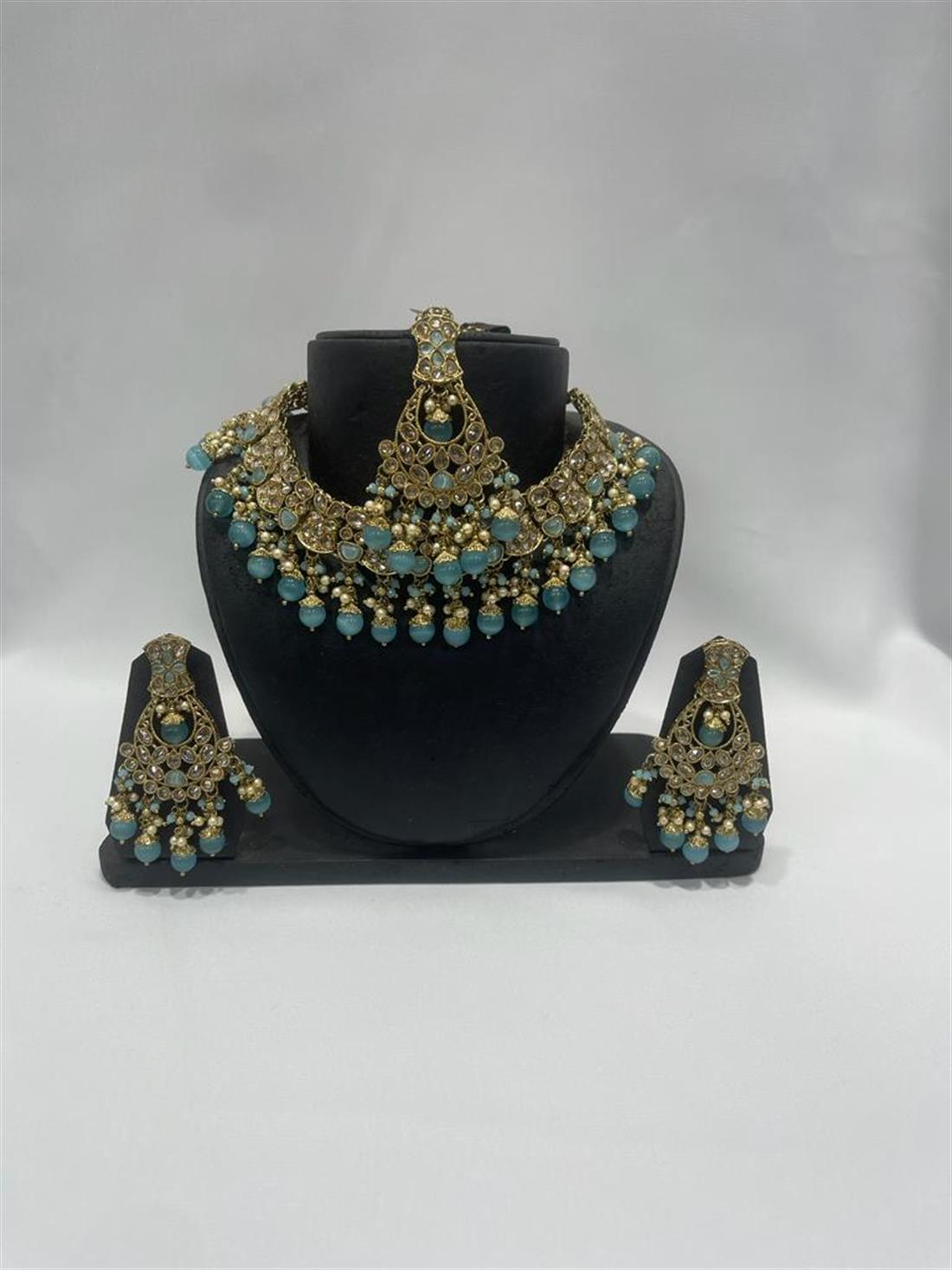 Light Blue Necklace Sets