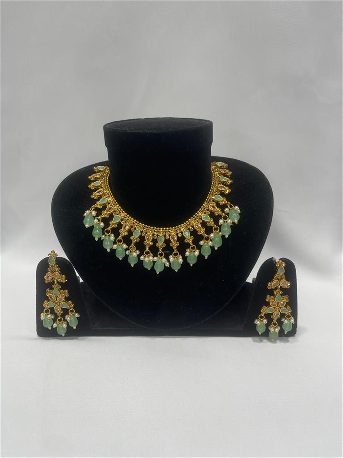 Mint & Gold Necklace Sets