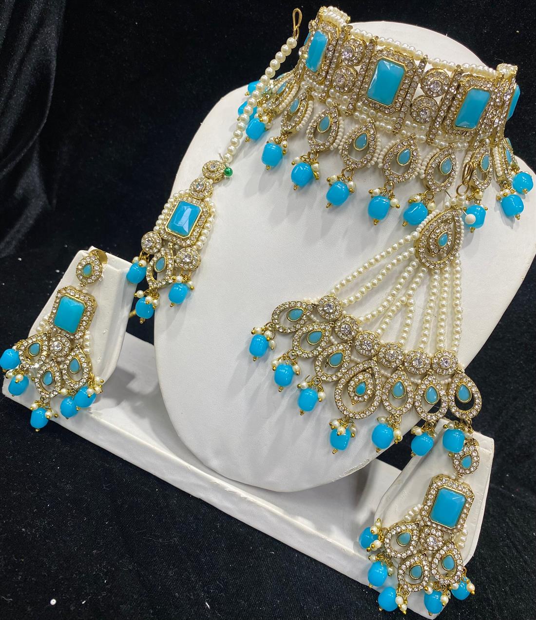 Blue Necklace Sets