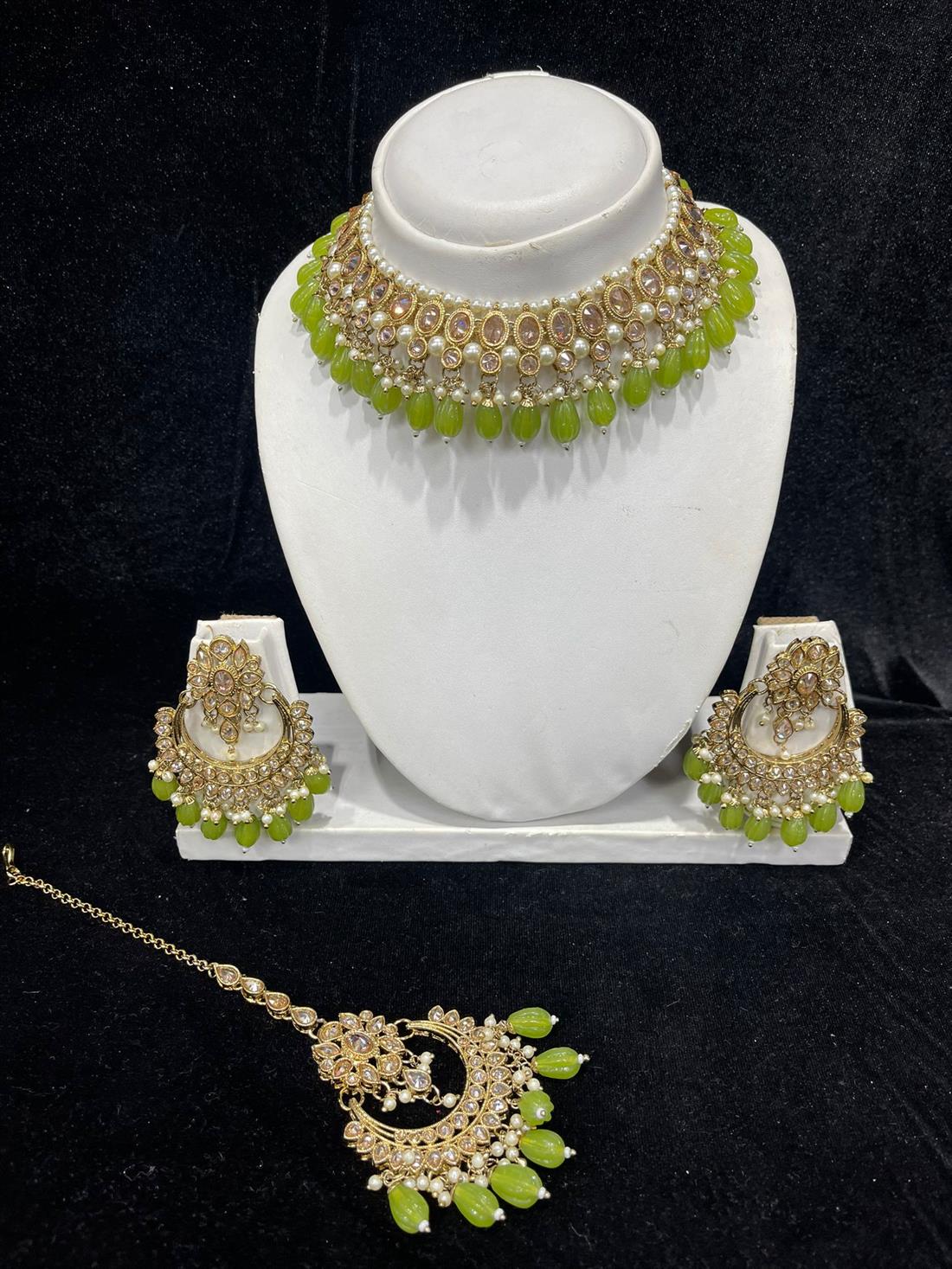 Mehndi Green Necklace Sets