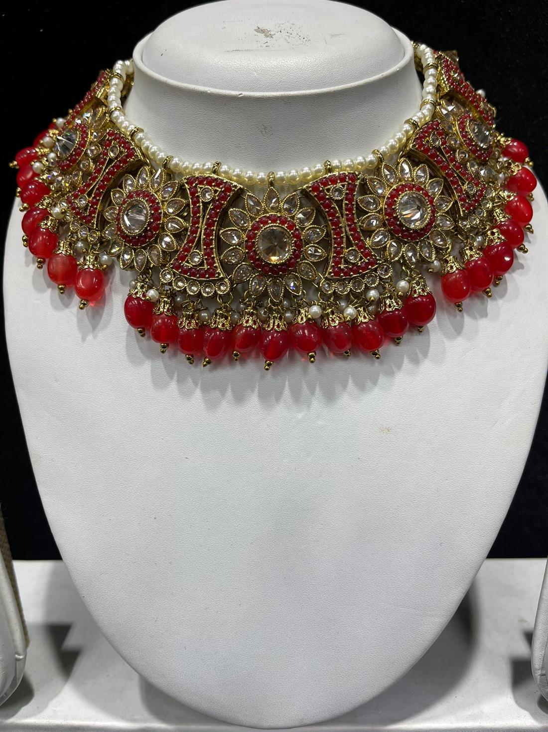 RED & Gold Necklace Sets