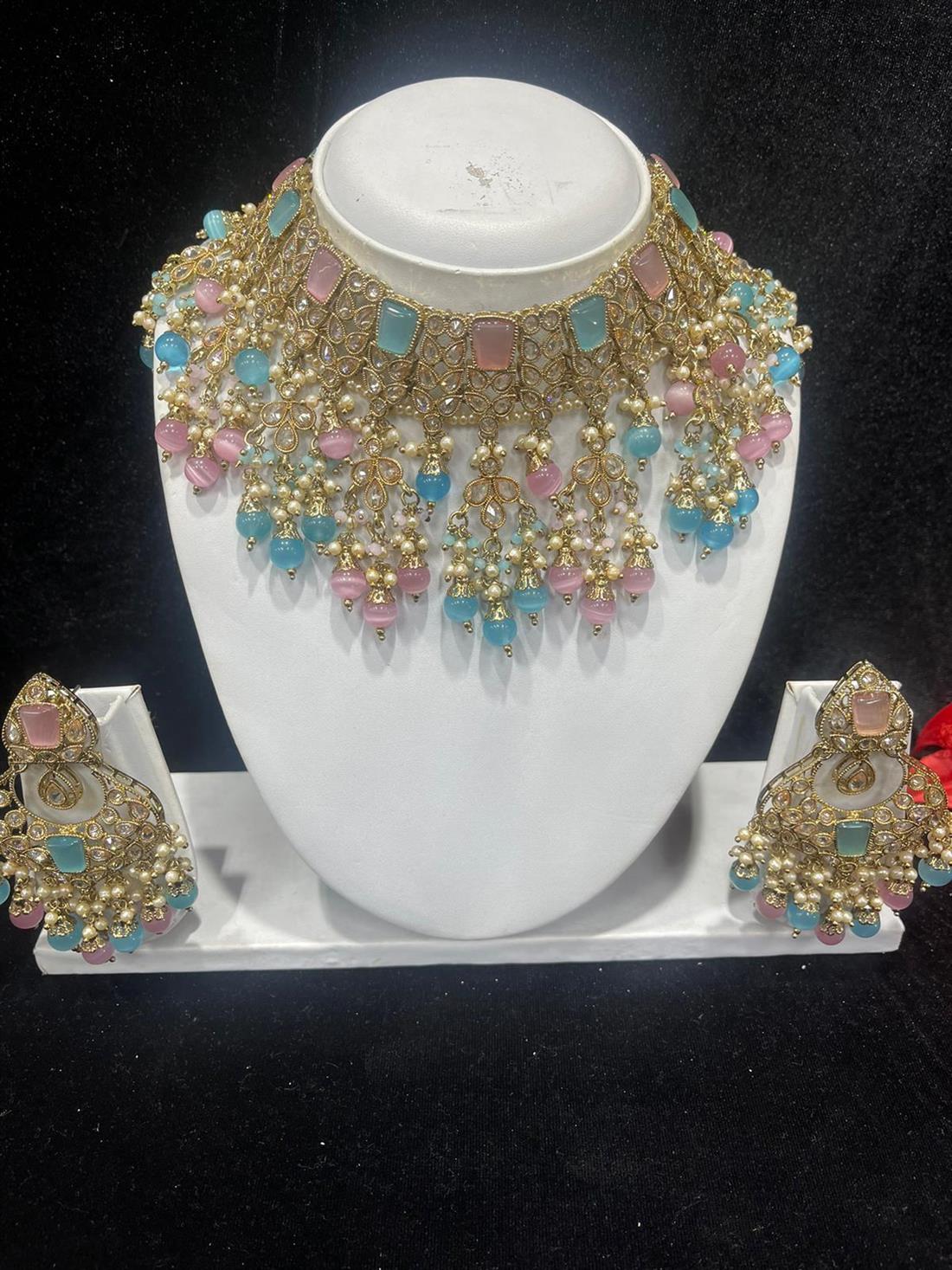 Pink & Blue Necklace Sets