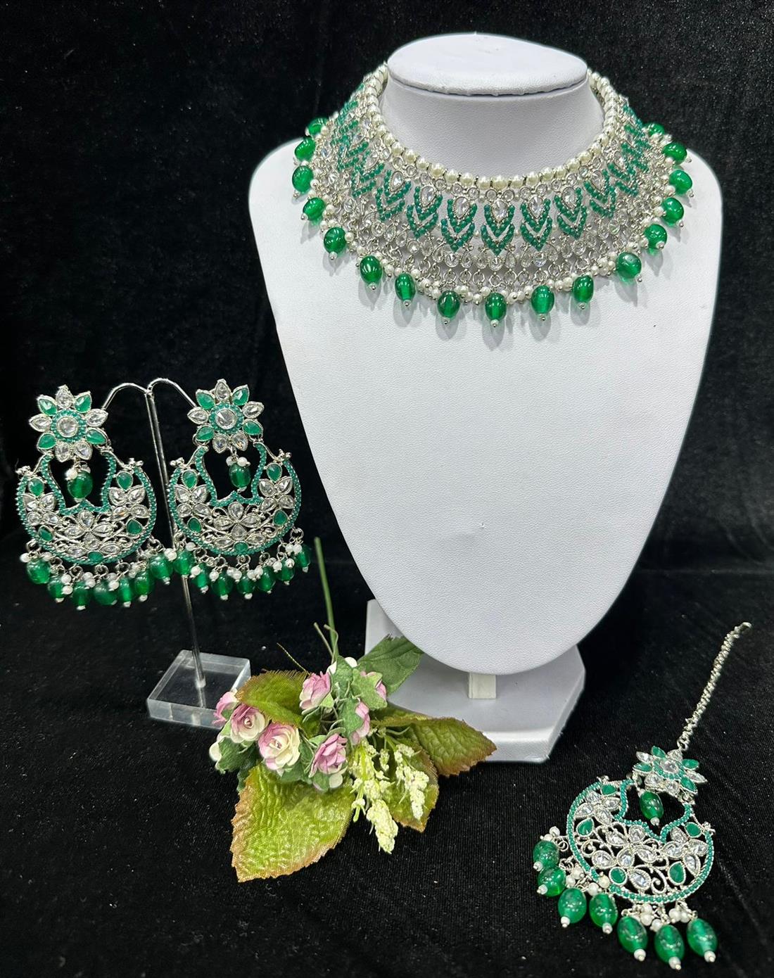 Emrald Necklace Sets
