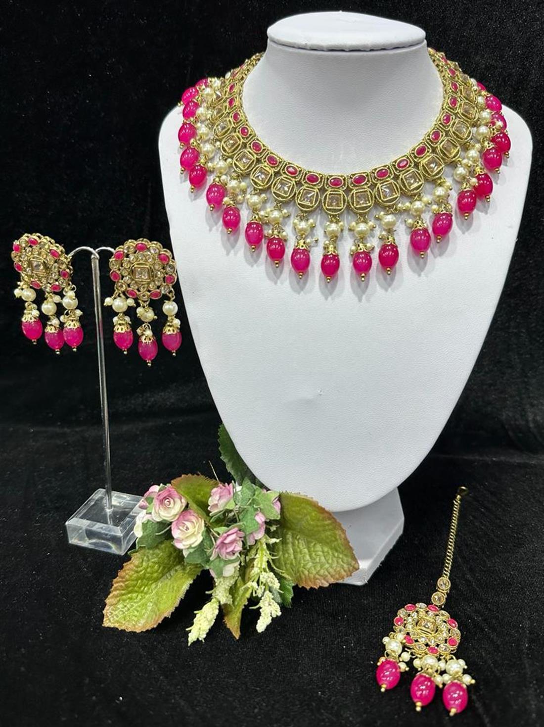 Hot Pink Necklace Sets