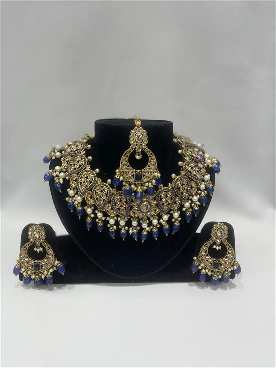 Blue & Gold Necklace Sets