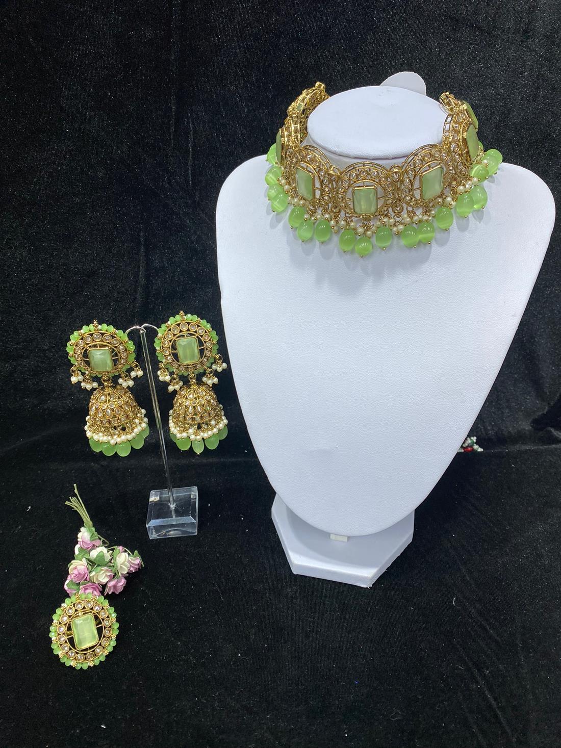 Lime & Green Necklace Sets