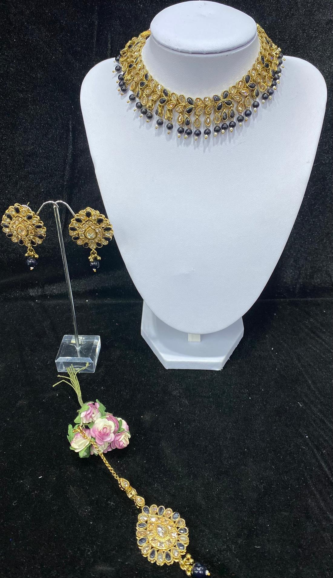 Black & Gold Necklace Sets