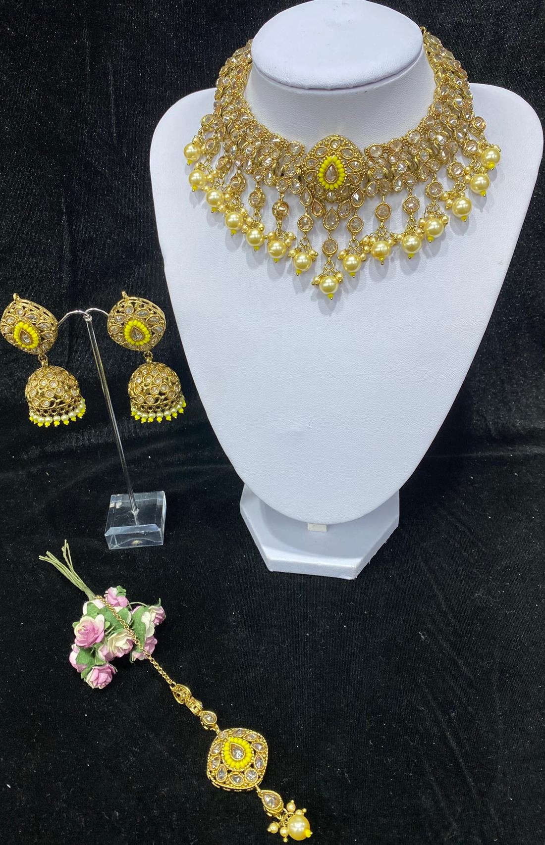 Yellow & Gold Necklace Sets