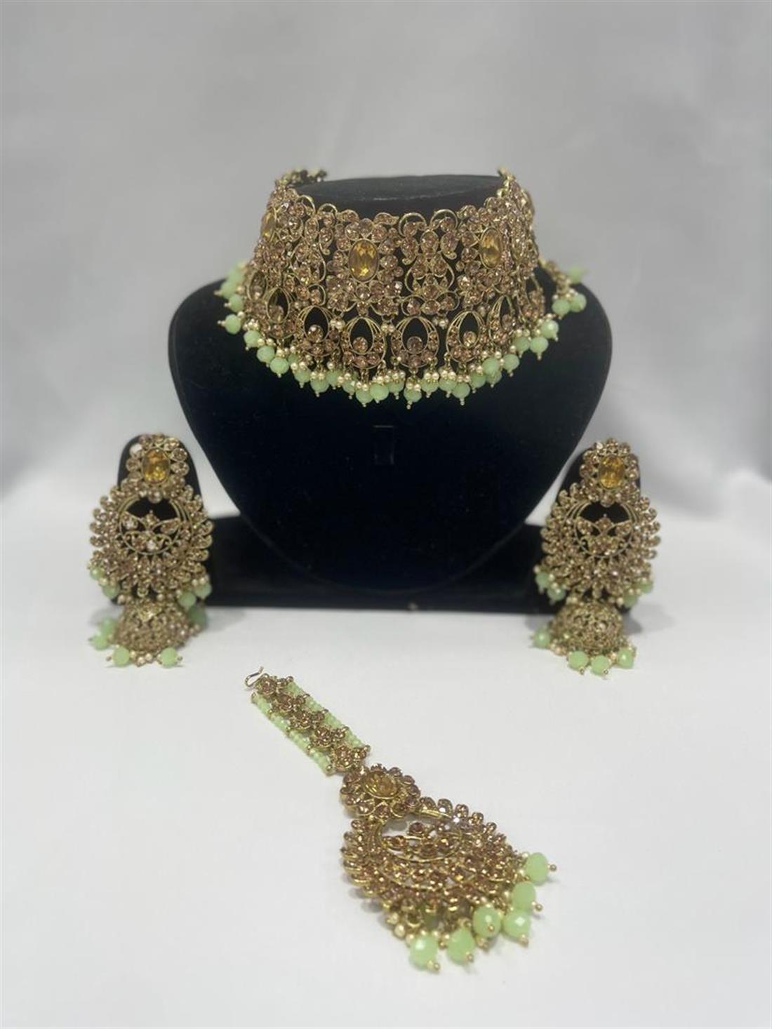 Mint & Gold Necklace Sets