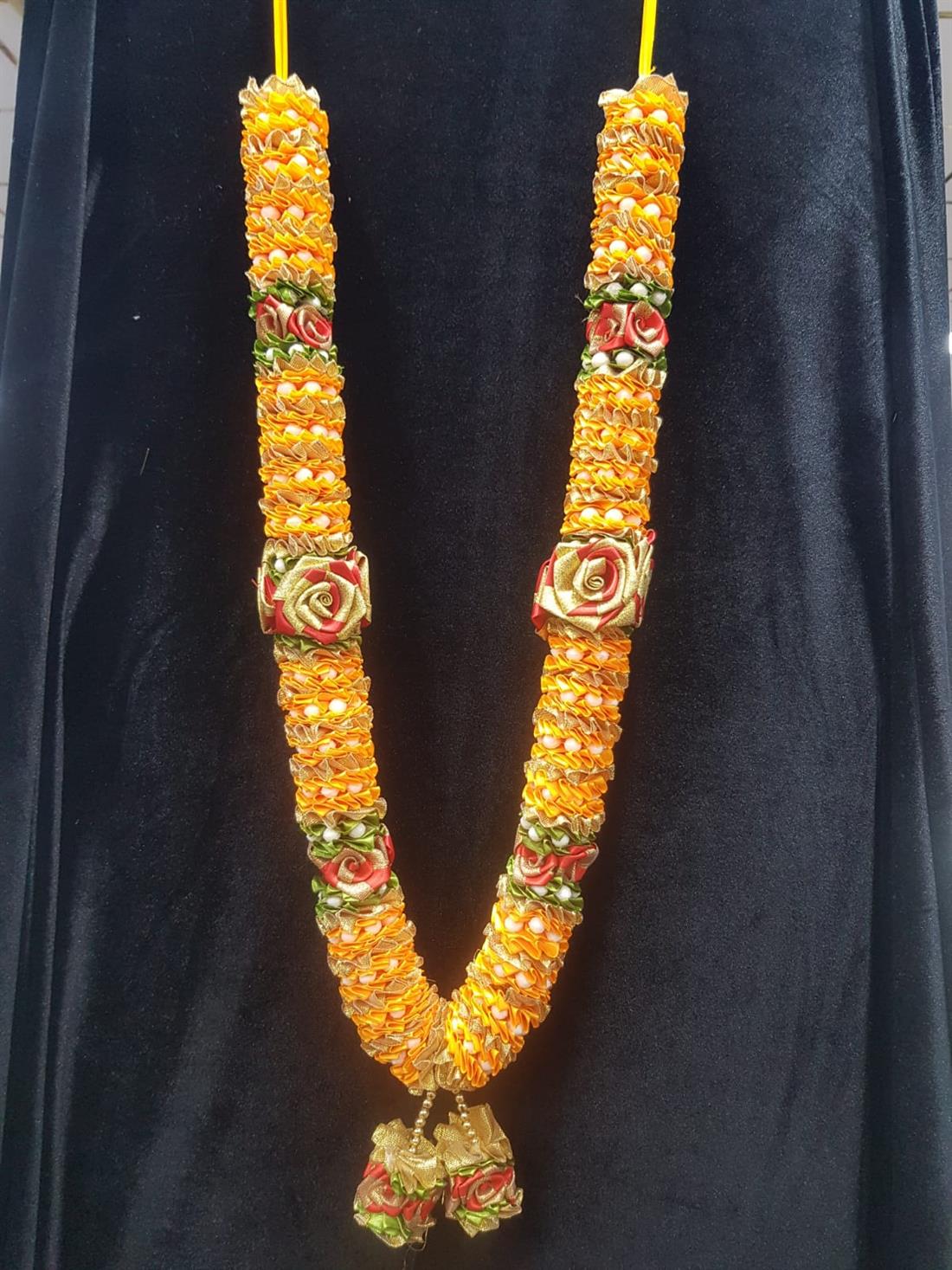 Orange Wedding Mala