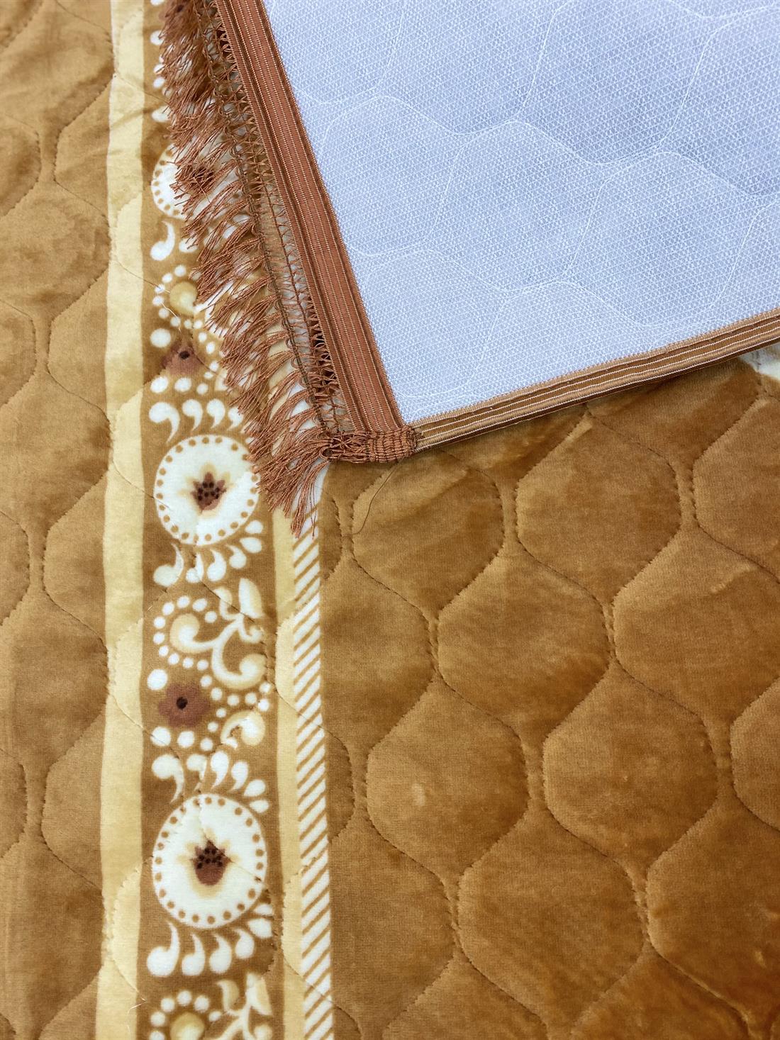 Gold Velvet Prayer Mat