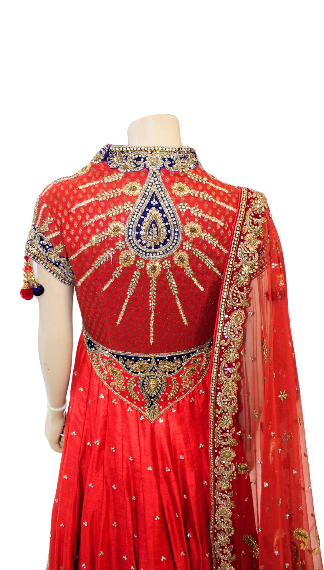 Red Indian Part Wear Outfit