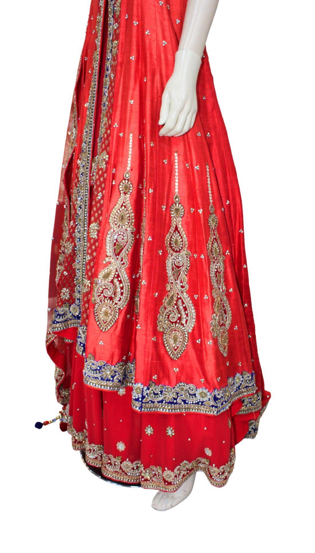Red Indian Part Wear Outfit