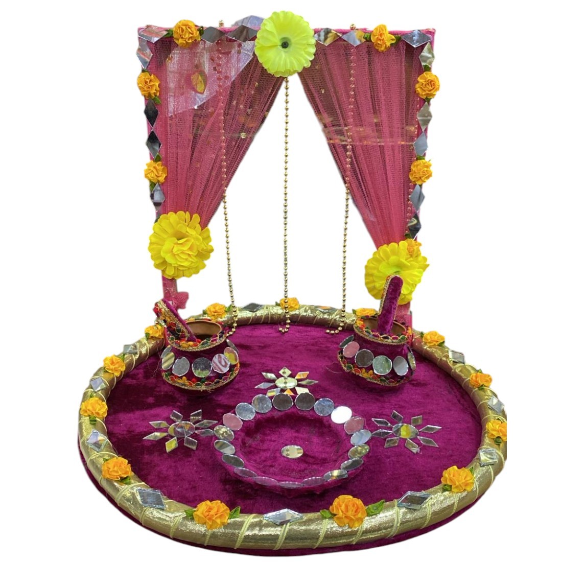 Purple Velvet Wedding Props