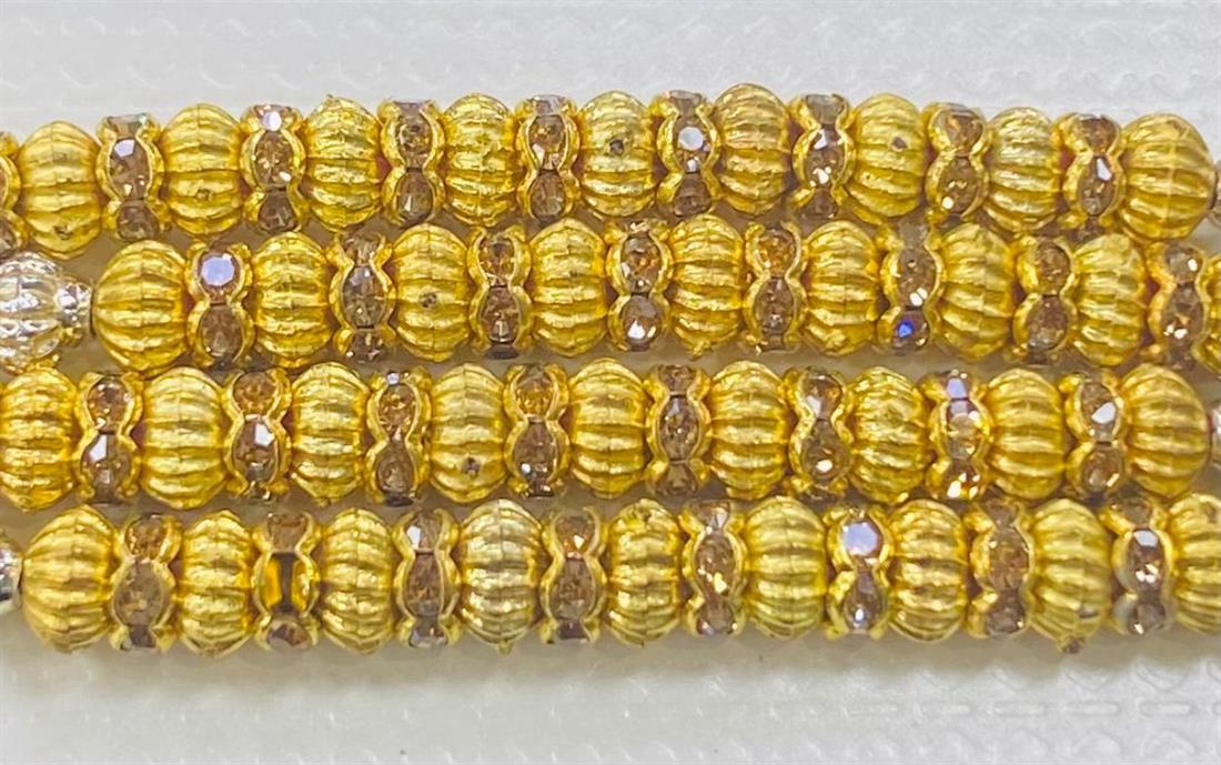 RED & Gold Beaded Raksha Bandhan